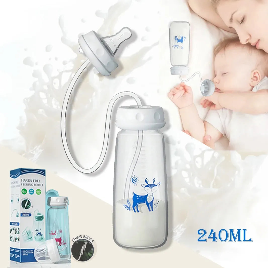 My Store 8oz Normal-Neck Biberon Set