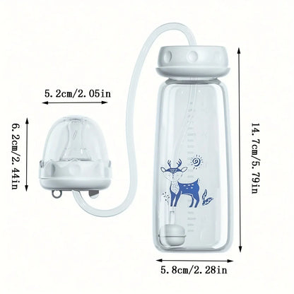 My Store 8oz Normal-Neck Biberon Set